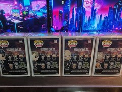 Funko Pop Resident Evil Set Leon, Licker, Nemesis, Jill