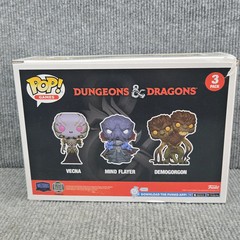 Funko Pop! Games Dungeons & Dragons Vecna Mind Flayer Demogorgon 3 Pack