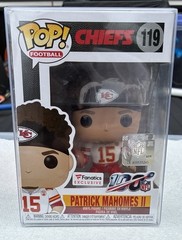 SE Funko POP Football PATRICK MAHOMES II Fanatic Exclusive Chiefs 119