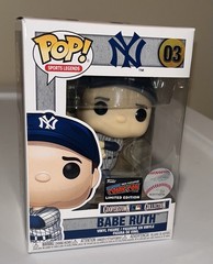Funko POP! Sports MLB Babe Ruth #3 New York Comic Con Exclusive Vinyl Figure New