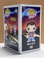 SIGNED Funko Pop! BACK TO THE FUTURE – MARTY McFLY #49 COA AUTHENTICATED