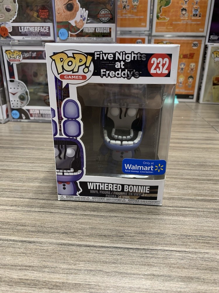 Games – FNAF – Withered Bonnie 232 (Walmart) (2018) Funko Pop!