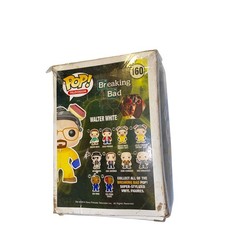 Funko Pop! Walter White #160 Breaking Bad Television Vaulted Used, Box is Cooked