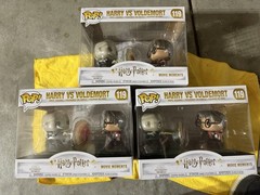 3 Funko Pop! Movie Moments: Harry Potter – Harry vs. Voldemort Figure #119-New