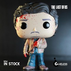Funko Pop! The Last of Us Joel Miller Bloody #1845 Exclusive and Pop Protector