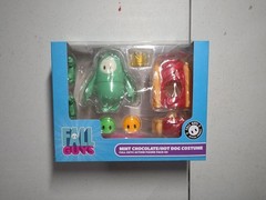 Fall Guys Action Figure Pack 03 Mint Chocolate/Hot Dog Costume