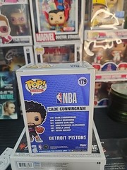 Funko Pop! Basketball Cade Cunningham Detroit Pistons 179 W/CASE Not Mint