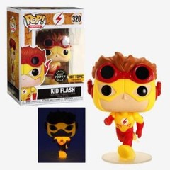Funko POP! Heroes: Flash – Kid Flash (CHASE)(GiTD)(Hot Topic)(Damaged Box) #320