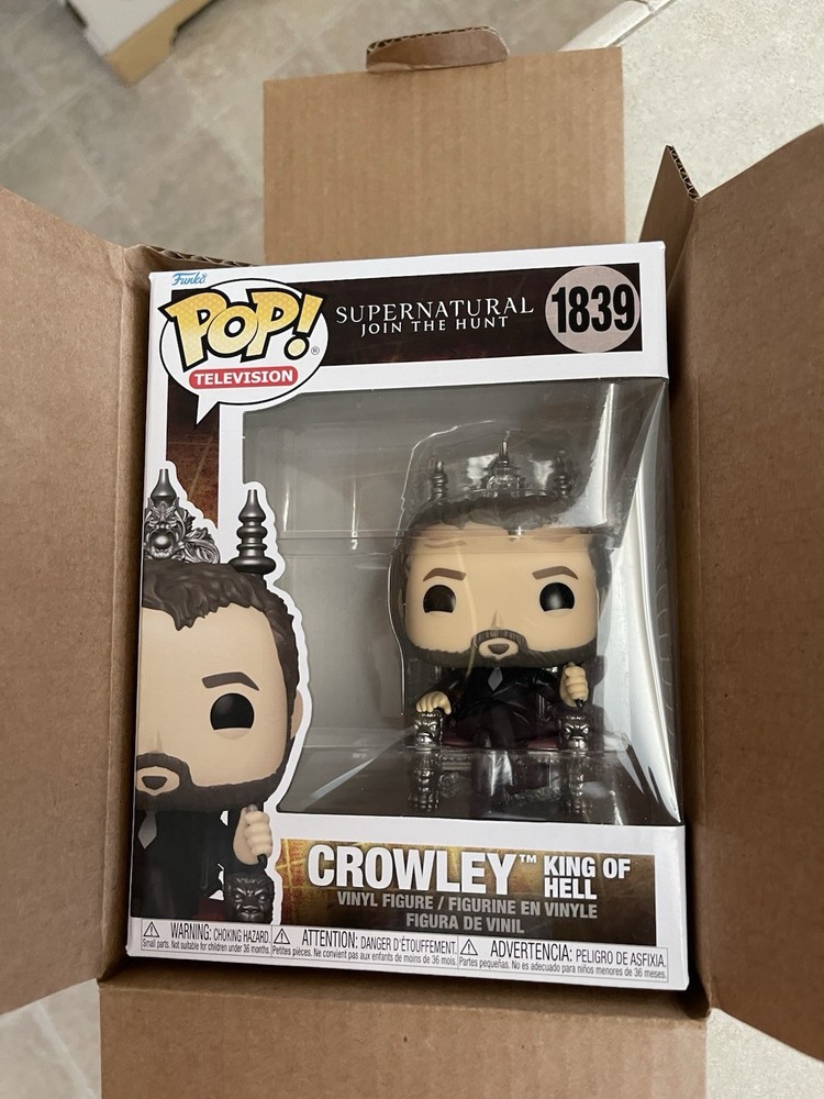Funko Pop! Vinyl: Supernatural – Crowley King Of Hell #1839 New