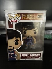 Manny Pacquiao Funko Pop Asia 40 Basketball Jersey With Protective Case