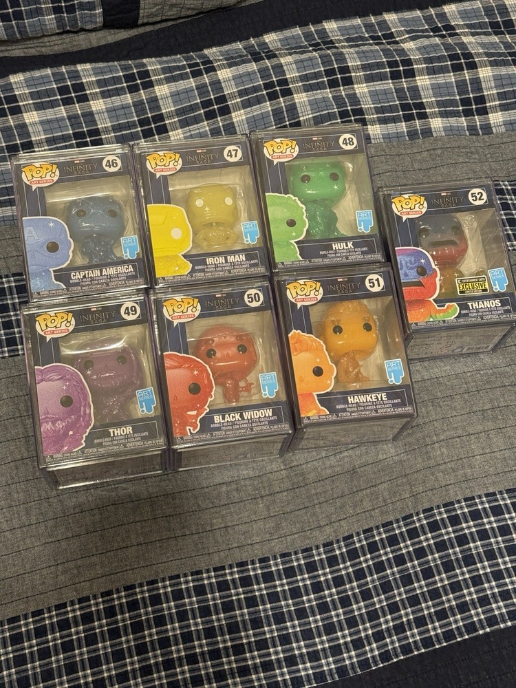 Funko Pop! Marvel – Infinity Saga: Full Set Of 7 – Art Series (#46-#52)