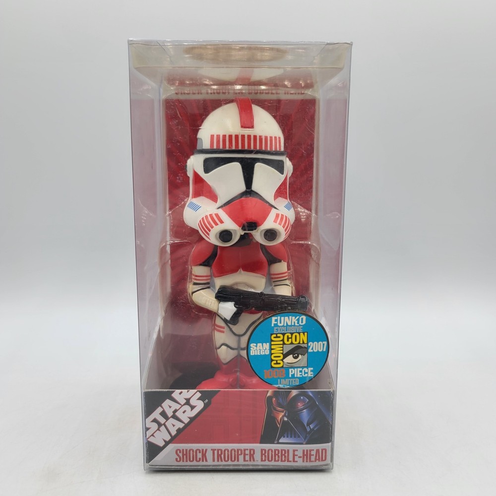 Funko Wacky Wobbler Star Wars Shock Trooper Comic Con Exclusive 2007 New