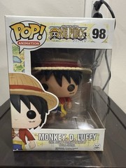 Funko Pop One Piece Glossy Hair Monkey D. Luffy 98 JJL160309 OG Barcode SEE PICS