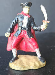 PIRATE FIGURES. MISC DETAILED SET. LADY PIRATE, PIRATE, SITTING SKELETON. SAFARI