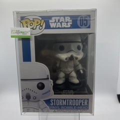 *OG* Star Wars: STORMTROOPER(Large Font) #05 Funko Pop! Series 1 Blue Box 2013