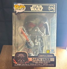 Funko Pop! Star Wars Darth Vader Vinyl Figure #574 Lights & Sound Exclusive