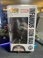 Funko #677 INFAMOUS IRON MAN HALLOWEEN COMICFEST (w/ SOFT POP PROTECTOR)