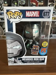 Funko Pop! Vinyl: Marvel – Infamous Iron Man (Glows in the Dark) – Diamond…