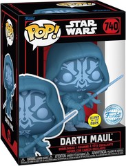 Pop Star Wars 740 Darth Maul GID Specialty Toy Figure Funko 27713