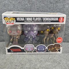 Funko Pop! Games Dungeons & Dragons Vecna Mind Flayer Demogorgon 3 Pack