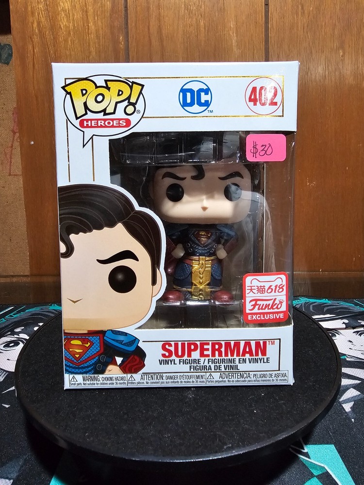FUNKO POP! Superman Metallic Imperial Palace China Exclusive #402 Asia DC Comics