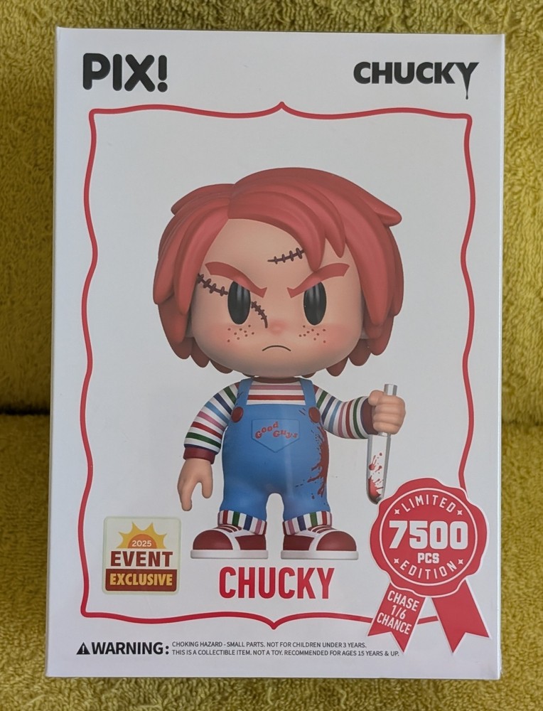 Thrilljoy PIX! Child’s Play CHUCKYEvent Exclusive 7500 pc LE 1/6 Chase Sealed