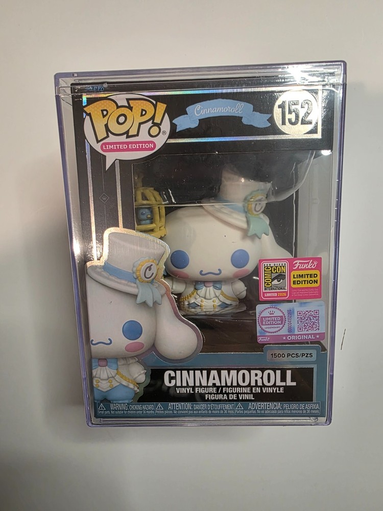 SDCC 2026 Funko Pop! Cinnamoroll 1500 PCS #152 COMIC CON Sticker IN HAND