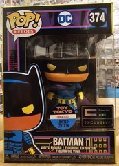 Pop Funko DC Batman #374 Black Light Toy Tokyo China 2022/Future City Exclusive