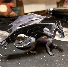Custom Clearsight Wings of Fire OOAK Dragon Figure