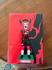 RWJBarnabas Health Official Redd Bobblehead – Plastic, Red/Black/White/Green