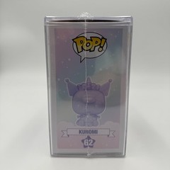 FUNKO POP KUROMI #62 PURPLE TRANSLUCENT 2025 SHARED ANIME EXPO-PROTECTOR-IN HAND