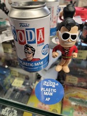 Funko Vinyl Soda DC Comics Plastic Man AP Artist Proof Disc/Can International