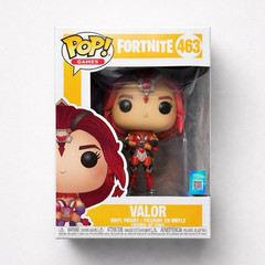 Funko Pop! Games Fortnite Valor Vinyl Figure #463 Video Games Red Black Silver