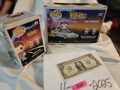 Funko Pop! ~ BACK TO THE FUTURE – MARTY MCFLY 49 ~ TIME MACHINE 02