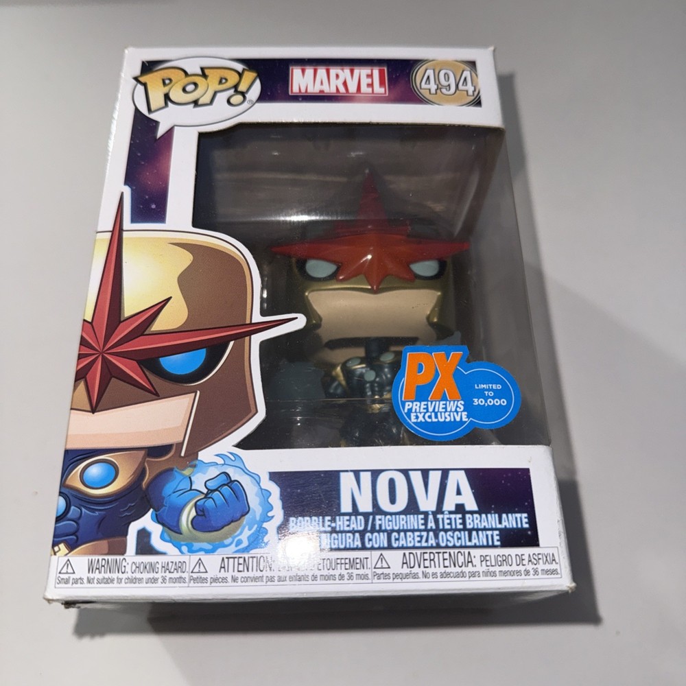 GOTG Nova Marvel Funko Pop PX Previews Exclusive #494