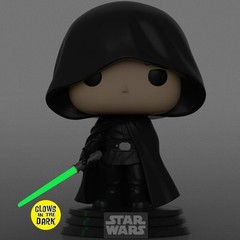 Star Wars Mandalorian Luke Skywalker Glow Funko Pop! 501 Star Wars EE Exclusive