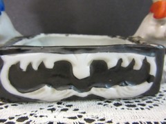 Vintage Ceramic Puppy Dog Planter Bowl Hand Painted Made In Japan
