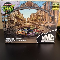 2026 SDCC EXCLUSIVE SEWER TEENAGE MUTANT NINJA TURTLES TMNT MINICO IRON STUDIOS