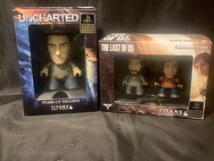 The Last of Us Joel & Ellie and Uncharted Nathan Drake Titans Vinyl Figures