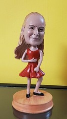 Amy Cox Bobblehead Created by a Virtual Railfan Viewer.
