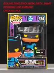 Funko Pop Batman #374 Black Light Toy Tokyo China 2022 LE Future City Exclusive