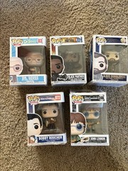 Funko Pop Lot of 5 John Lennon Waterboy Black Panther Dr Seuss Box Damage