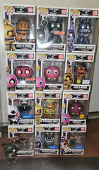 EVERYTHING MUST GO FNAF Funko Pop Wave 2 LOT Marionette Jack O Nightmare Withere