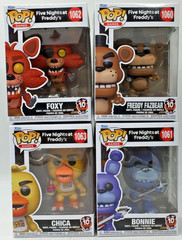 Funko POP! FNAF 10 Years Freddy #1060 Foxy #1062 Chica #1063 Bonnie Set of 4