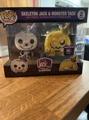 Funko Pop! Jack In The Box Skeleton Jack And Monster Taco Shop Figures SHIPS NOW
