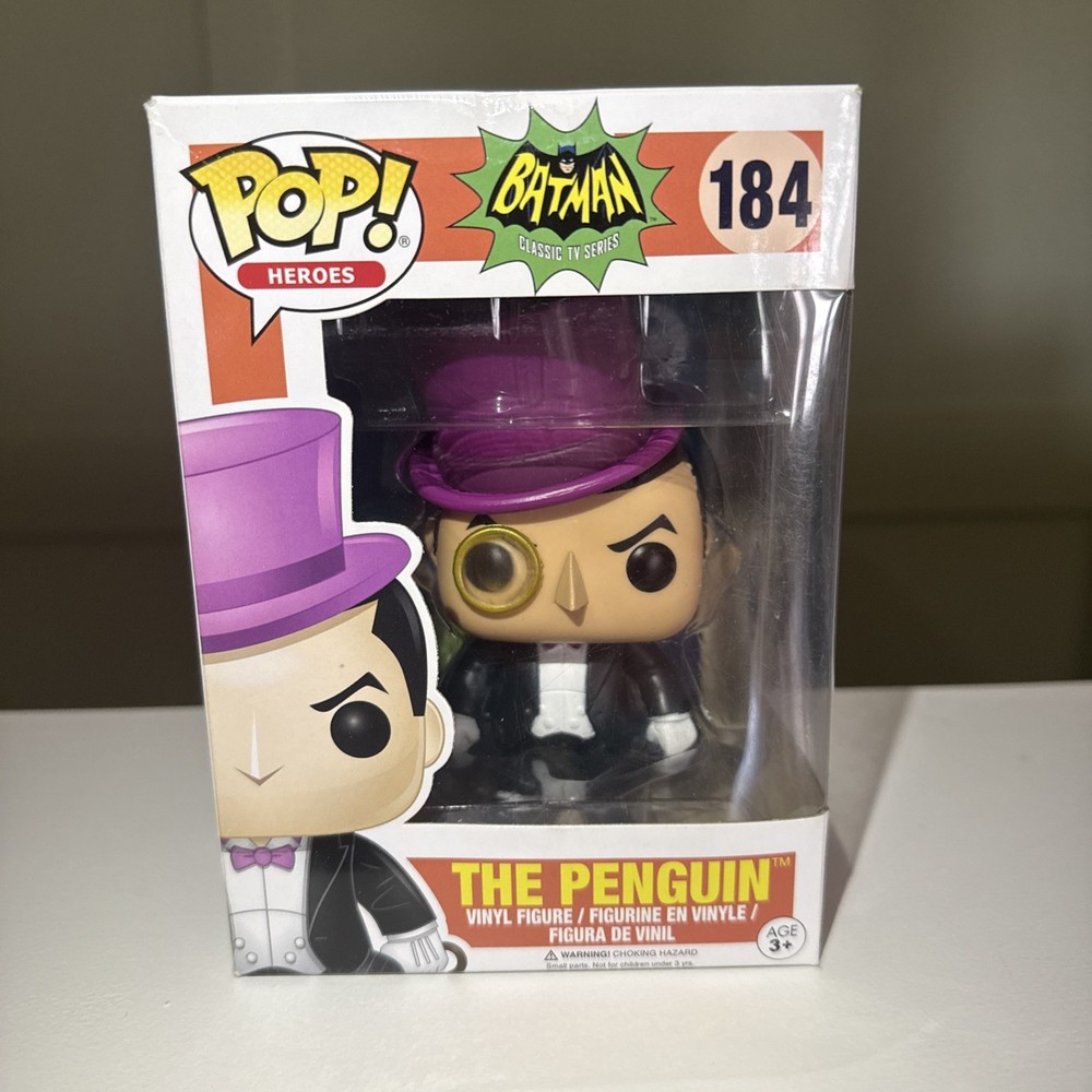 2017 PRINT Funko Pop! Heroes Batman The Penguin #184 Pop! Vinyl Figure Comics