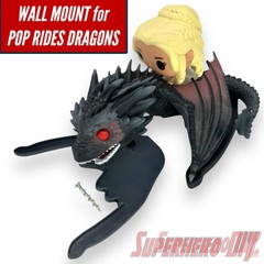 Wall Mount for POP! Rides Dragons | Fits Game of Thrones Dragon rides