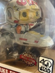 Funko Pop! Rides Star Wars 40th Luke Skywalker with X-Wing #579 Special Edition