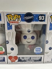 Funko Pop! Ad Icons LE Pillsbury Doughboy 37 & ECCC 41, 93, & 94 Lot Of 4.
