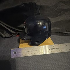 Round Rock Express Helmet on Wooden Base